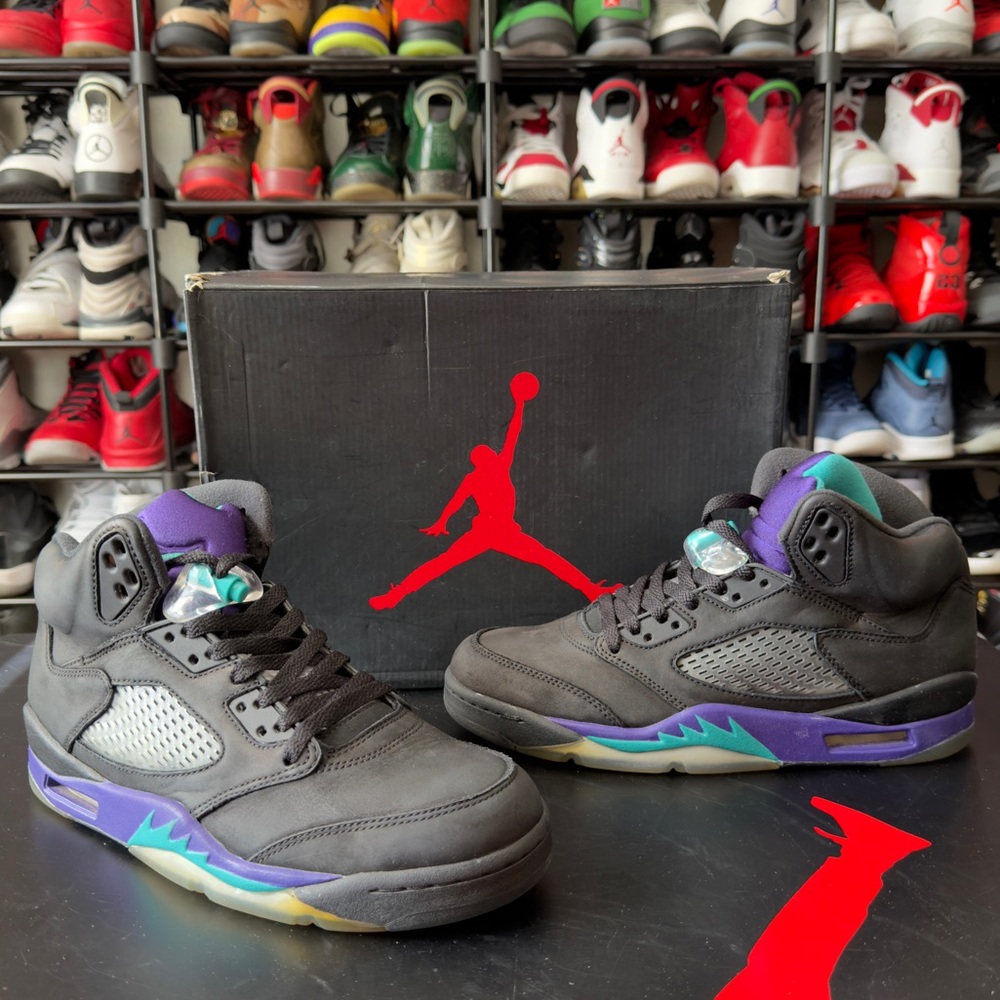 2013 Air Jordan 5 Retro 'Black Grape' Size 8 Mens